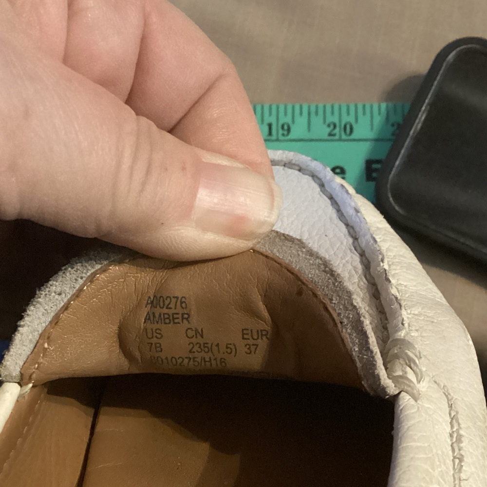 Coach White Leather Flats - Picture 3 of 6